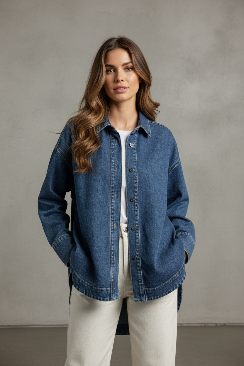 GOD SAVE THE DENIM Camicia denim cod 1131