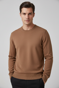 KANGRA Maglia girocollo manica lunga fango cod 6061
