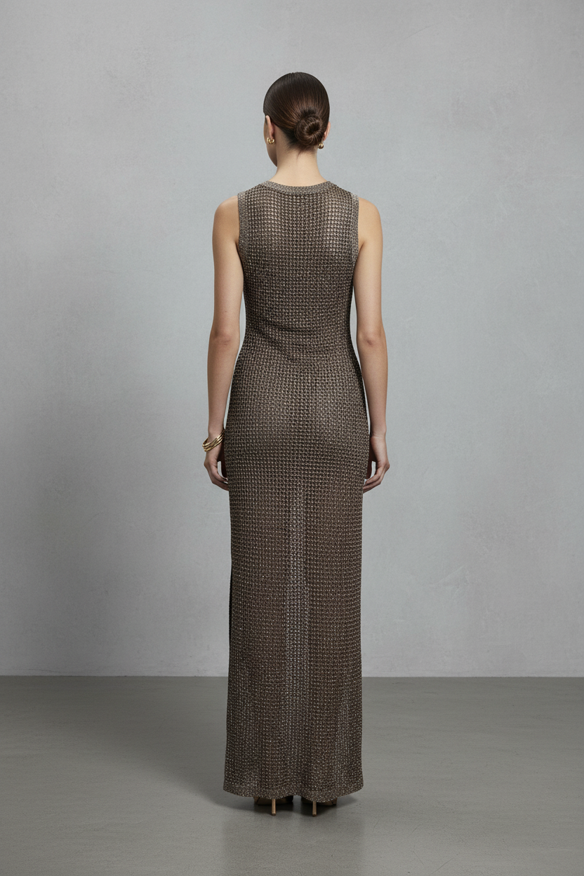 Mesh Dress - Vista Posteriore