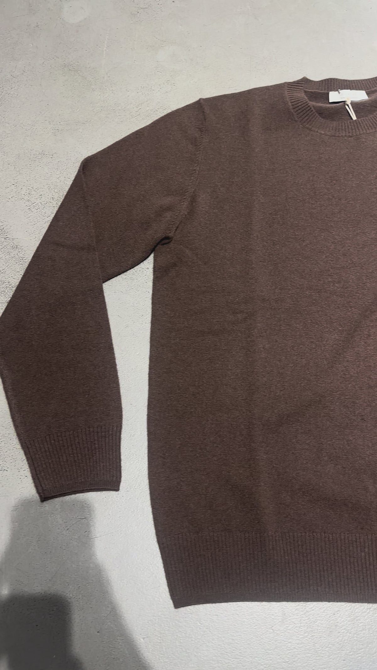 DIKTAT Girocollo cashmere cioccolato cod 6105 iu