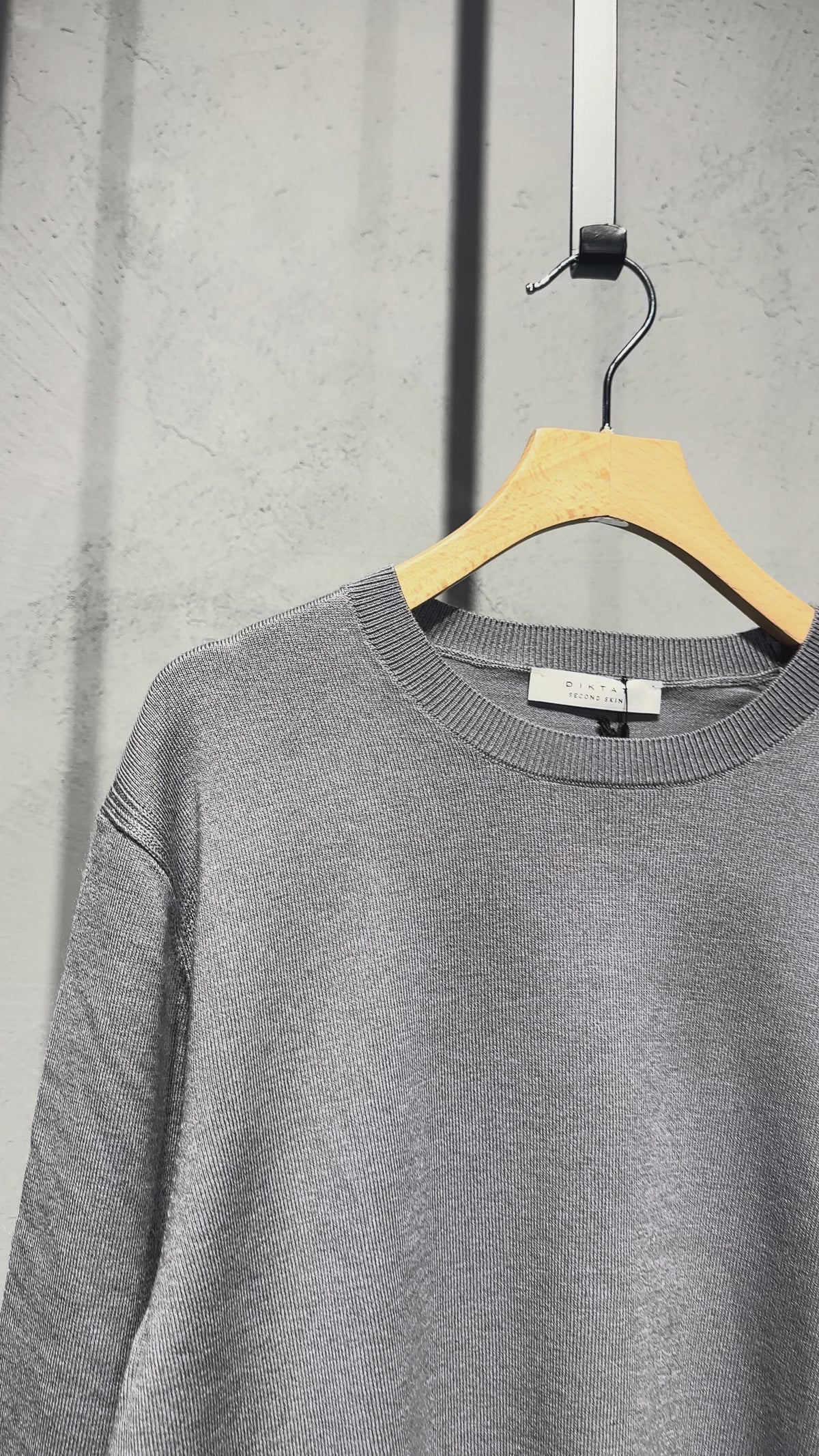 DIKTAT Girocollo leggero grigio cod 6090 iu