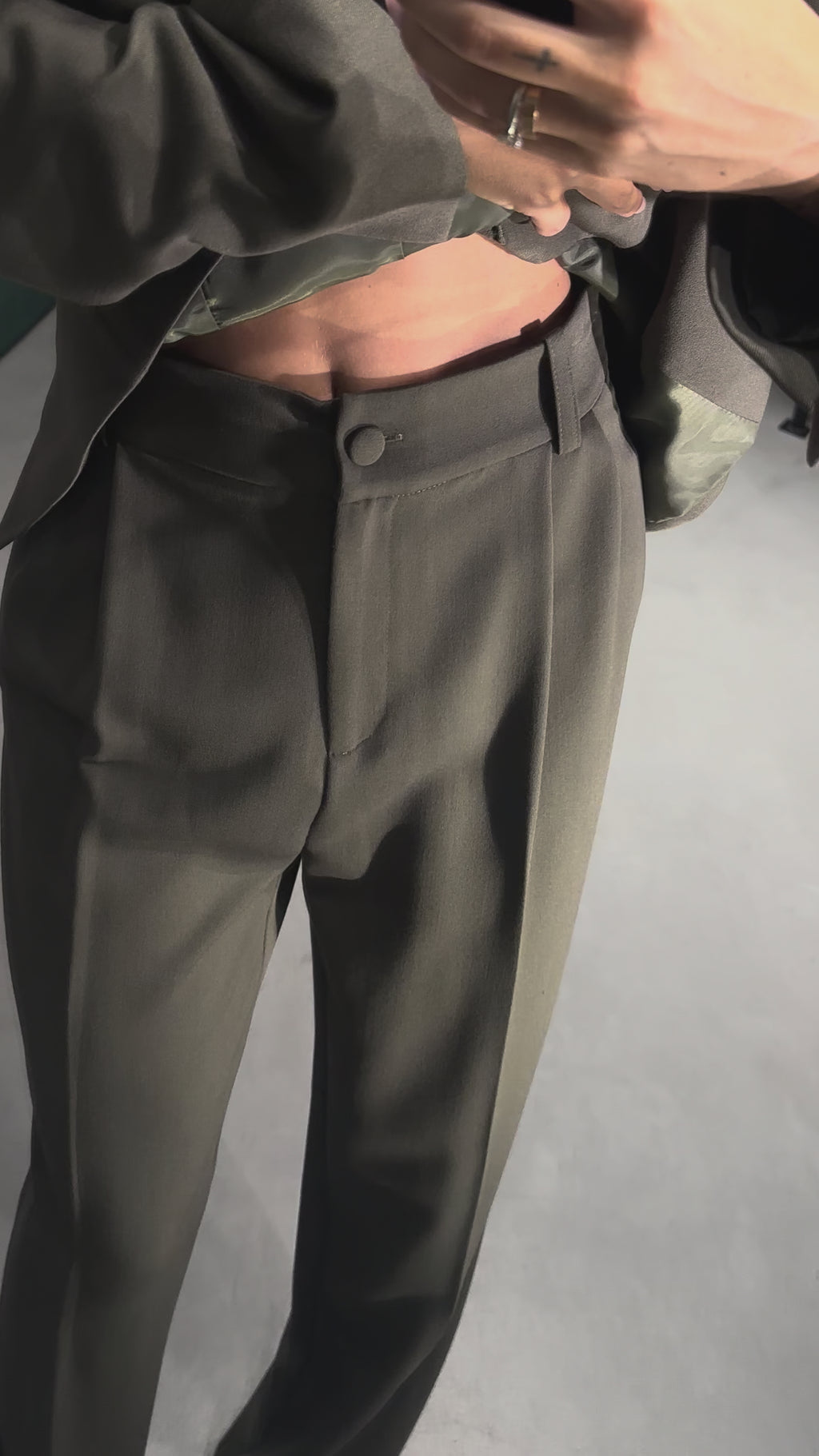 ACTUALEE Pantalone verde cod 2145 iw