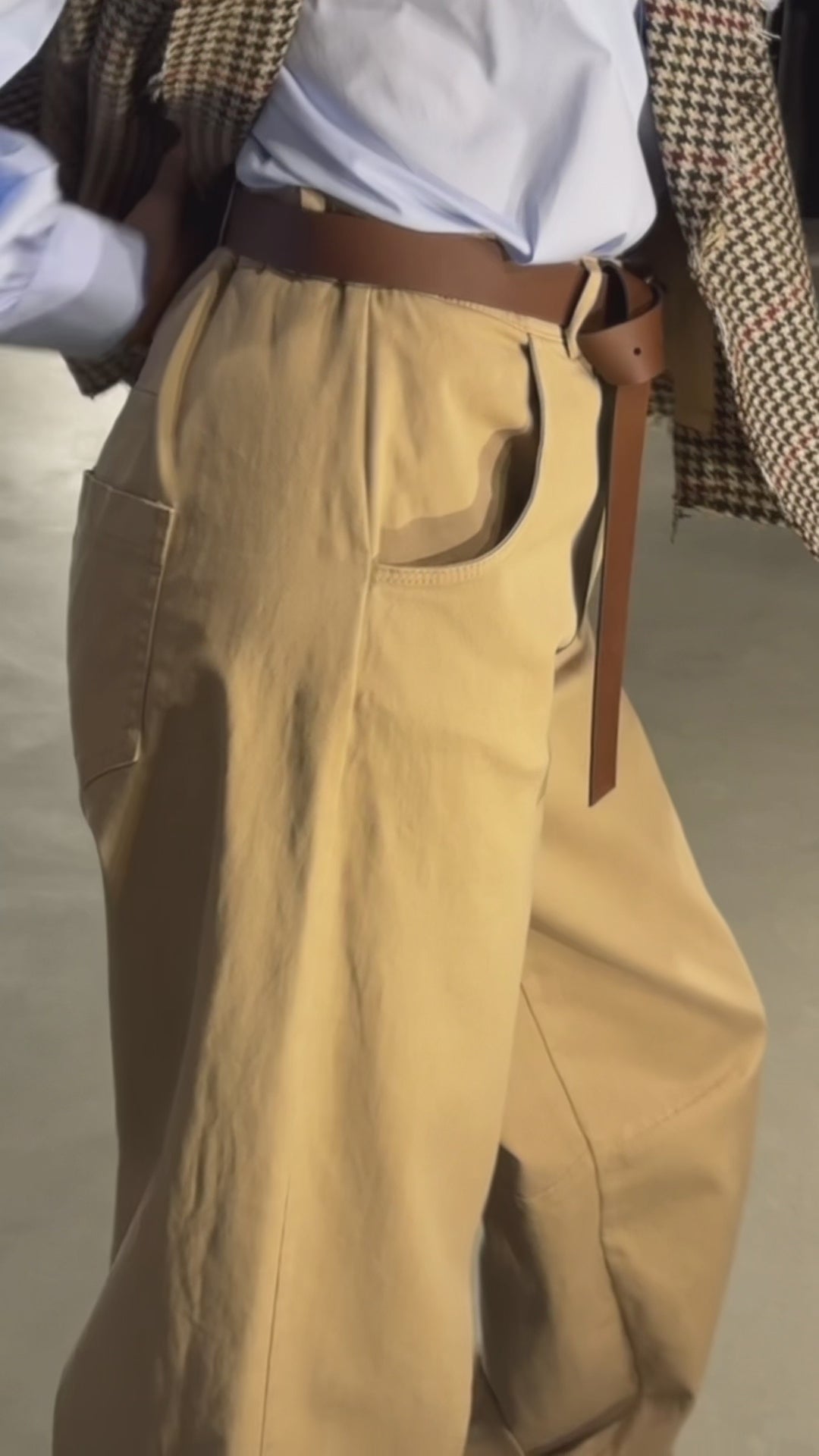 TENSIONE IN Pantalone sabbia cod 2154 iw
