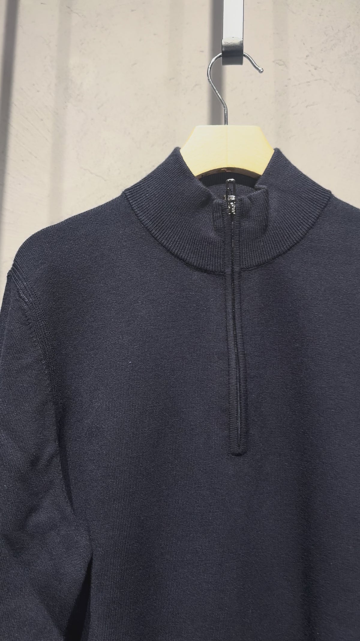 DIKTAT Lupetto mezza zip blu cod 6094 iu
