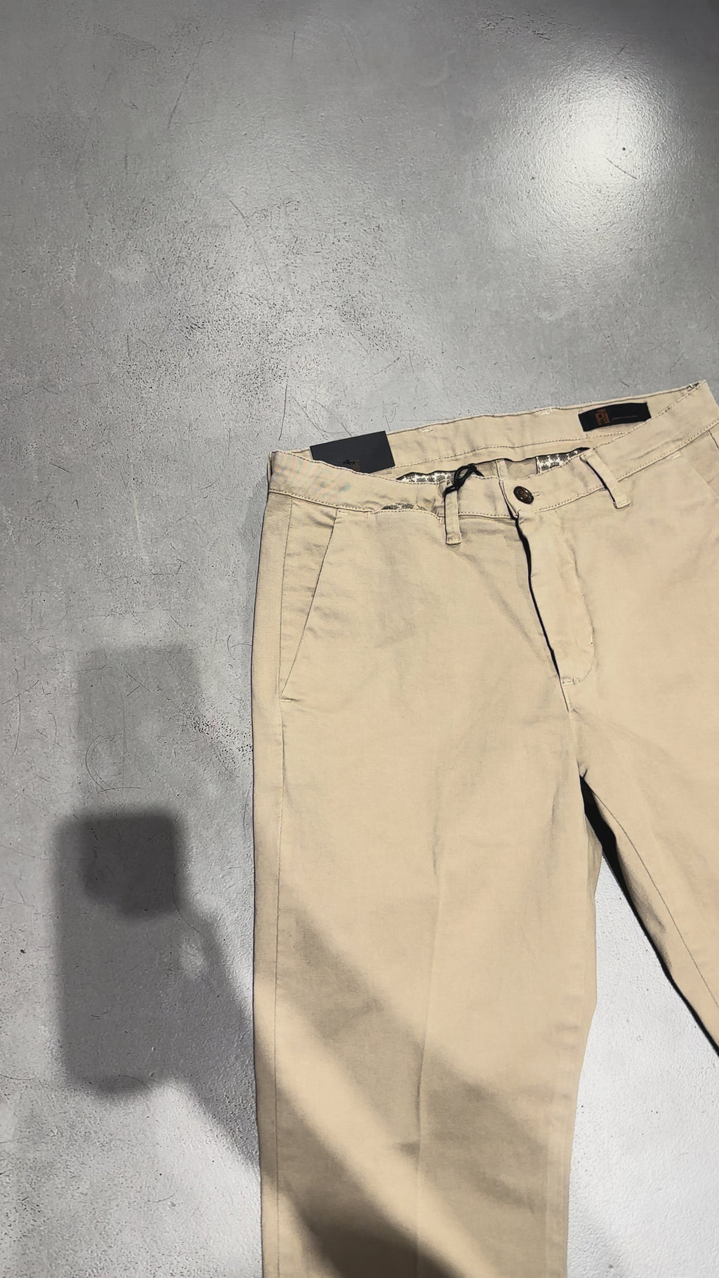 PTI Pantalone pinces beige cod 6113 iu