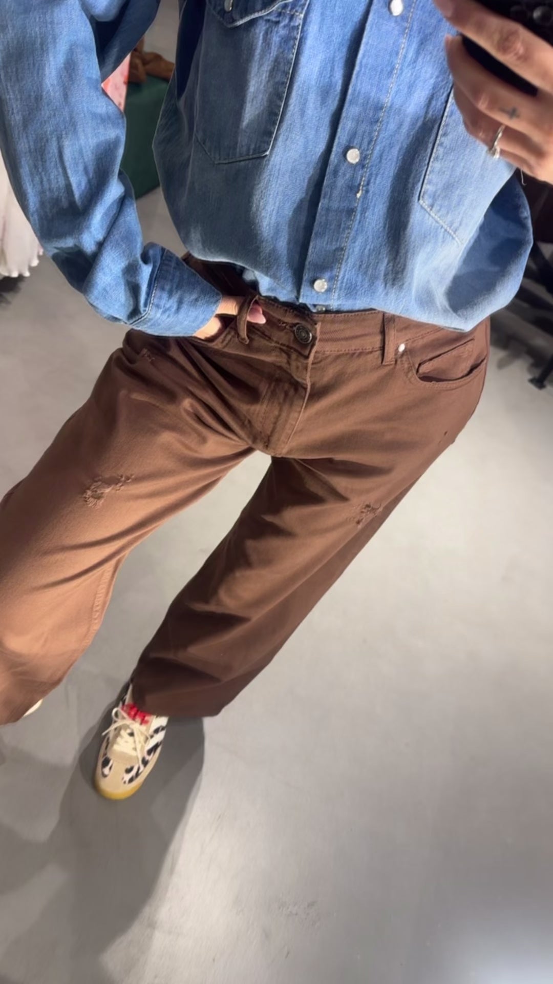 GOD SAVE DENIM jeans cioccolato COD 1153
