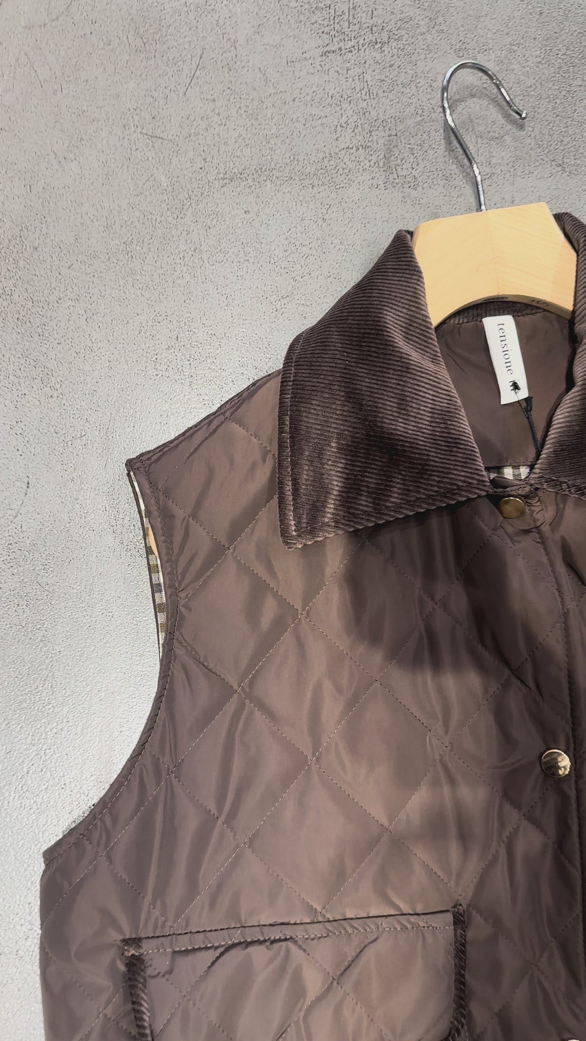 TENSIONE IN Gilet modello barbour cod 2207 iw