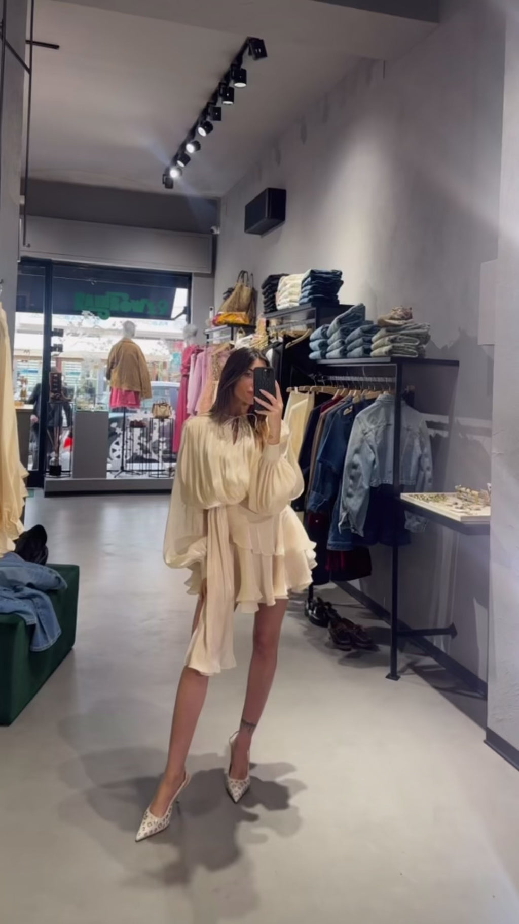 ACTUALEE Abito champagne cod 1164