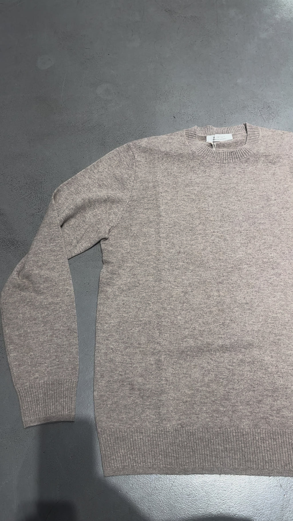 DIKTAT Girocollo cashmere tortora 6104 iu