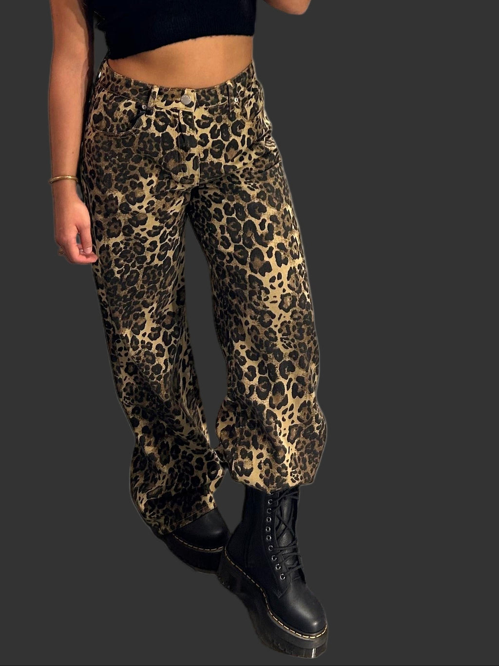 GLAMOROUS. Jeans palazzo maculato glamorous. COD.805