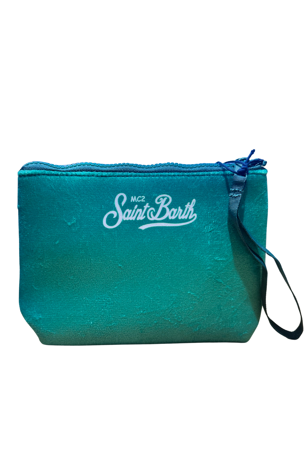 SAINT BARTH. Pochette Aline effetto lana con stampa Scrooge Pensieri. COD.506